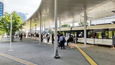 Kumamoto City Tram Kumamoto-Ekimae Stop　4 min walk