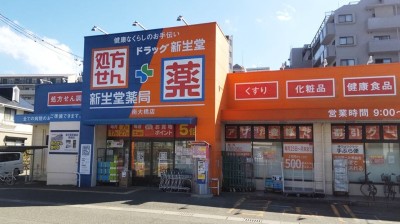 Drug Shinseido Minamioohashi Store　3 min by bike