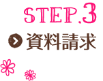 STEP.3 資料請求