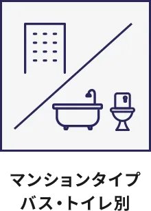 マンションタイプバス・トイレ別